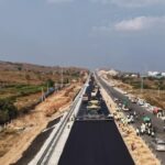 ఆంధ్రప్రదేశ్‌లో బెంగళూరు–కడప–విజయవాడ ఎకనామిక్ కారిడార్‌లో రికార్డు స్థాయిలో నిర్మించిన జాతీయ రహదారి దృశ్యం