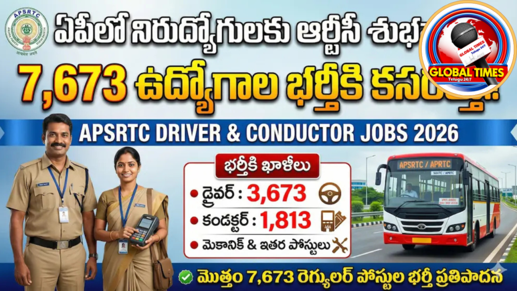 ఏపీఎస్‌ఆర్టీసీలో 7,673 ఉద్యోగాల భర్తీకి చర్యలు – ప్రభుత్వ అనుమతికి పాలకమండలి విజ్ఞప్తి