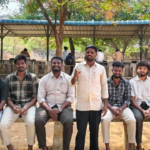 రాయలసీమ హక్కుల కోసం నినాదాలు చేస్తూ నిరసన తెలుపుతున్న విద్యార్థి సంఘాల నాయకులు