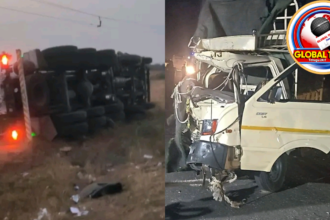 Kurnool road accident Mantralayam Chilakaladona Bolero tanker crash 12 dead pilgrims Andhra Pradesh breaking news