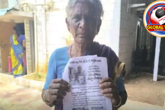 80 year old woman alleges officials took bribe from land grabbers Kurnool Andhra Pradesh land dispute corruption news Telugu